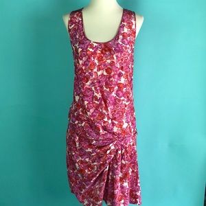 Thakoon Addition Floral Silk Draped Sheath size 6